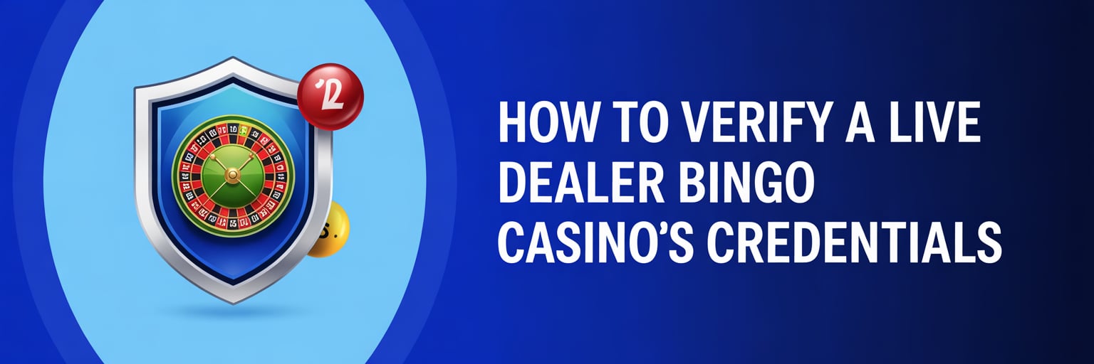 How to Verify a Live Dealer Bingo Casino’s Credentials